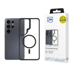 3mk Satin Armor MagCase, skirtas Samsung Galaxy S26 Ultra - Transparent Black
