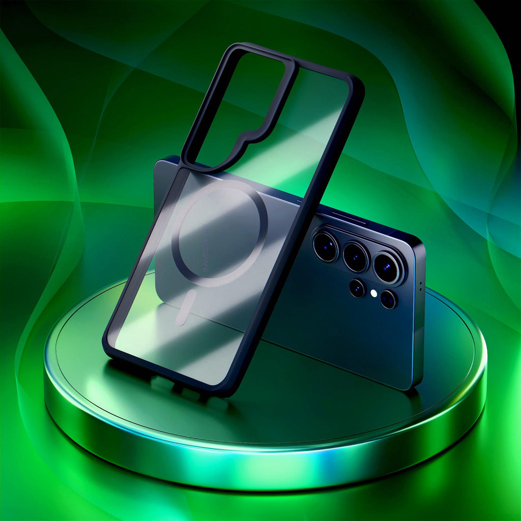 3mk Satin Armor MagCase, skirtas Samsung Galaxy S26 Ultra - Transparent Black