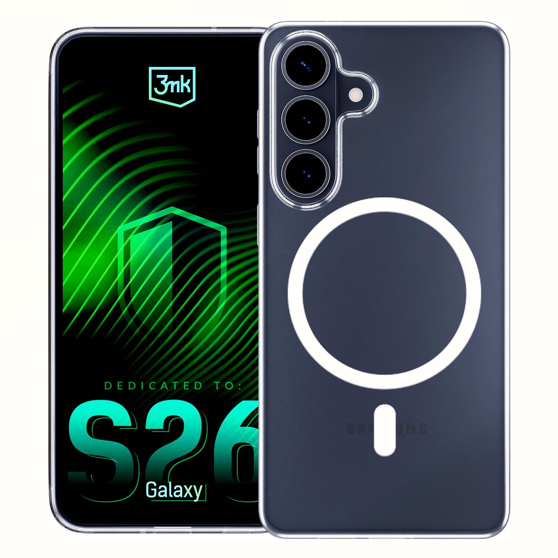 3mk skaidrus dėklas, skirtas Samsung Galaxy S26 Pro - transparent