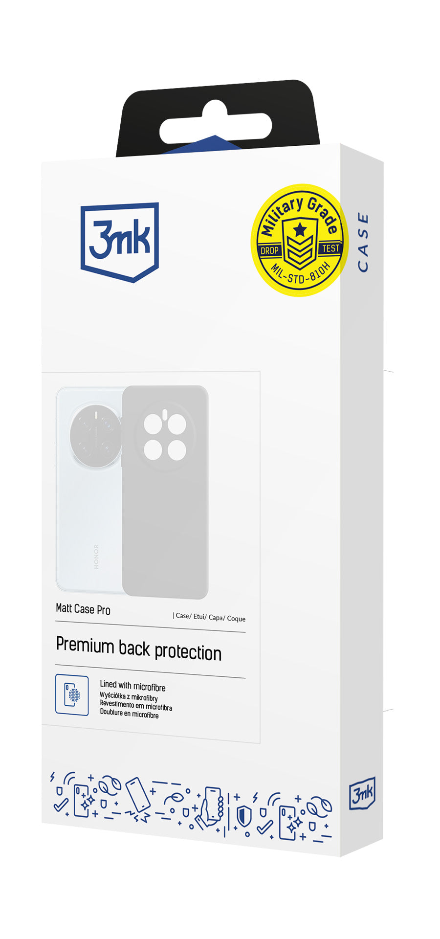 3mk Matt Case Pro dėklas Xiaomi Redmi 15C 4G / Xiaomi Poco C85 4G - juodas -- Xiaomi Redmi 15C 4G / Xiaomi Poco C85