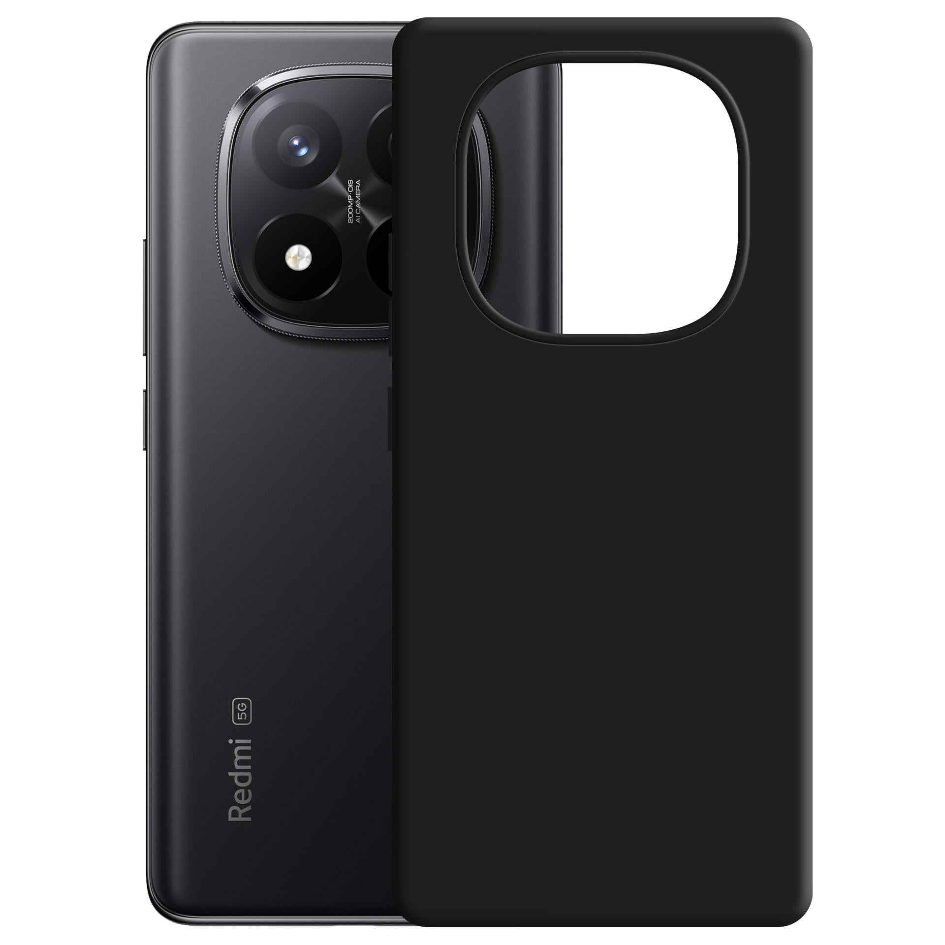 3mk Matt Case Pro, skirtas Xiaomi Redmi Note 15 Pro+ 5G - matinė juoda -- Cell phone cases and covers