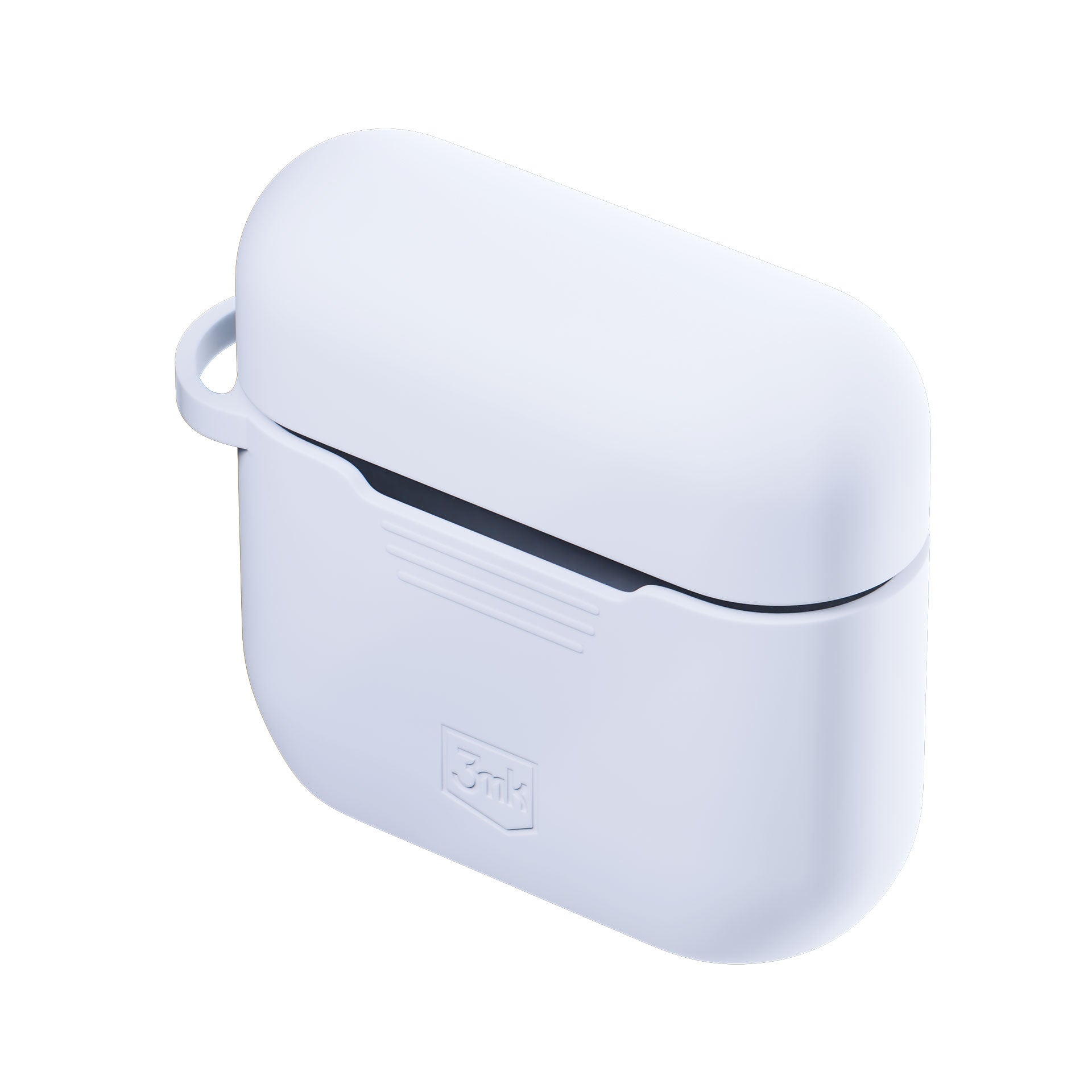 Silikoninis 3mk dėklas AirPods Pro 3 – baltas