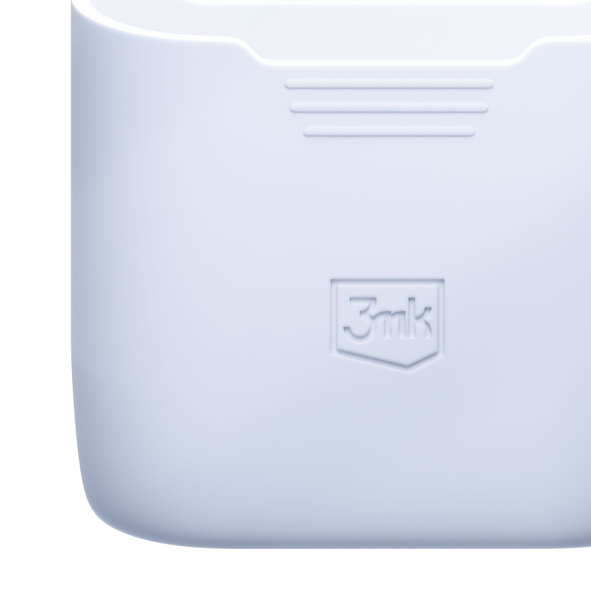 Silikoninis 3mk dėklas AirPods Pro 3 – baltas
