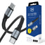 3mk Hyper Laidas N-SERIES USB-C / USB-C 2m 48V/5A 240W / juodas
