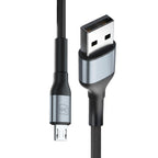 3mk Hyper Laidas N-SERIES USB-A / MicroUSB 1m 5V/2.4A 12W / juodas