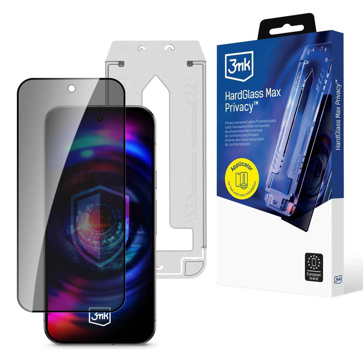 3mk Hardglass Max Privacy grūdintas stiklas Google Pixel 10/10 Pro -- Google Pixel 10 / Google Pixel 10 Pro
