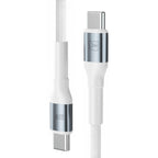 3mk Hyper Laidas N-SERIES USB-C / USB-C 1m 20V/3A 60W / baltas