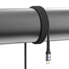 3mk Hyper Laidas N-SERIES USB-A / Lightning 1m 5V/2.4A 12W / juodas