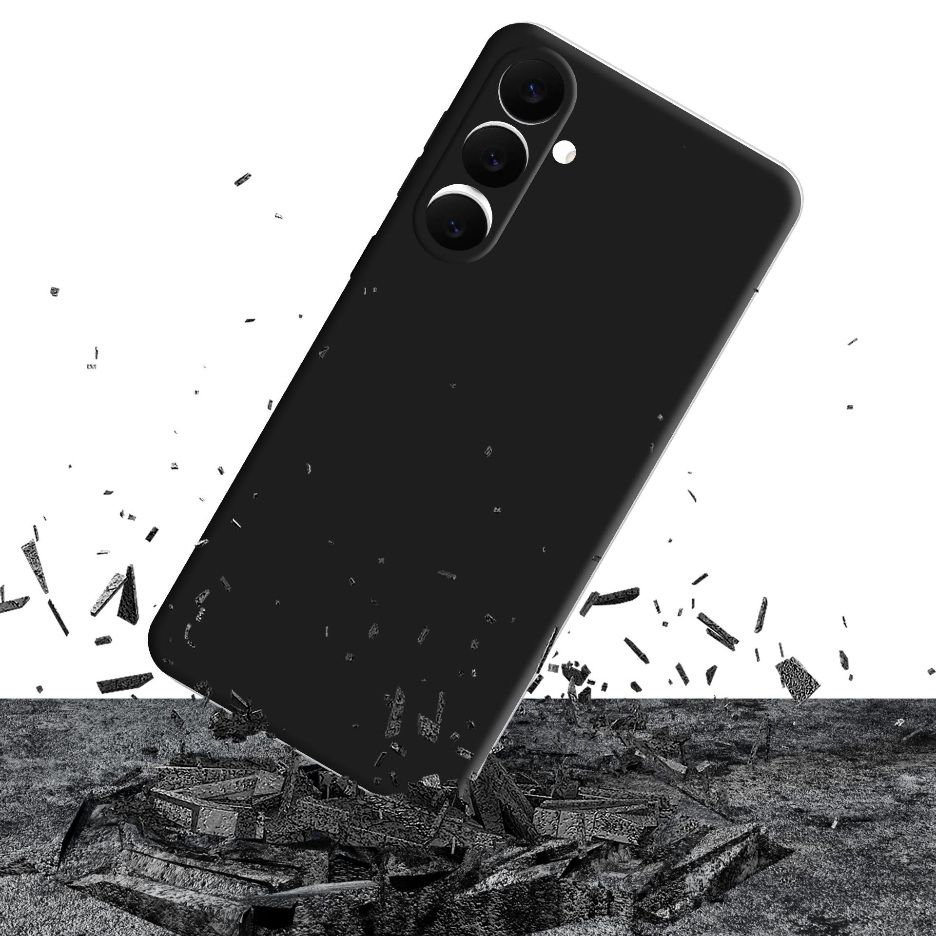 3mk Matt Case Pro dėklas Samsung Galaxy S25 FE – juodas -- Samsung Galaxy S25 FE