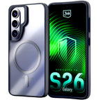 3mk Satin Armor MagCase, skirtas Samsung Galaxy S26 - Transparent Black