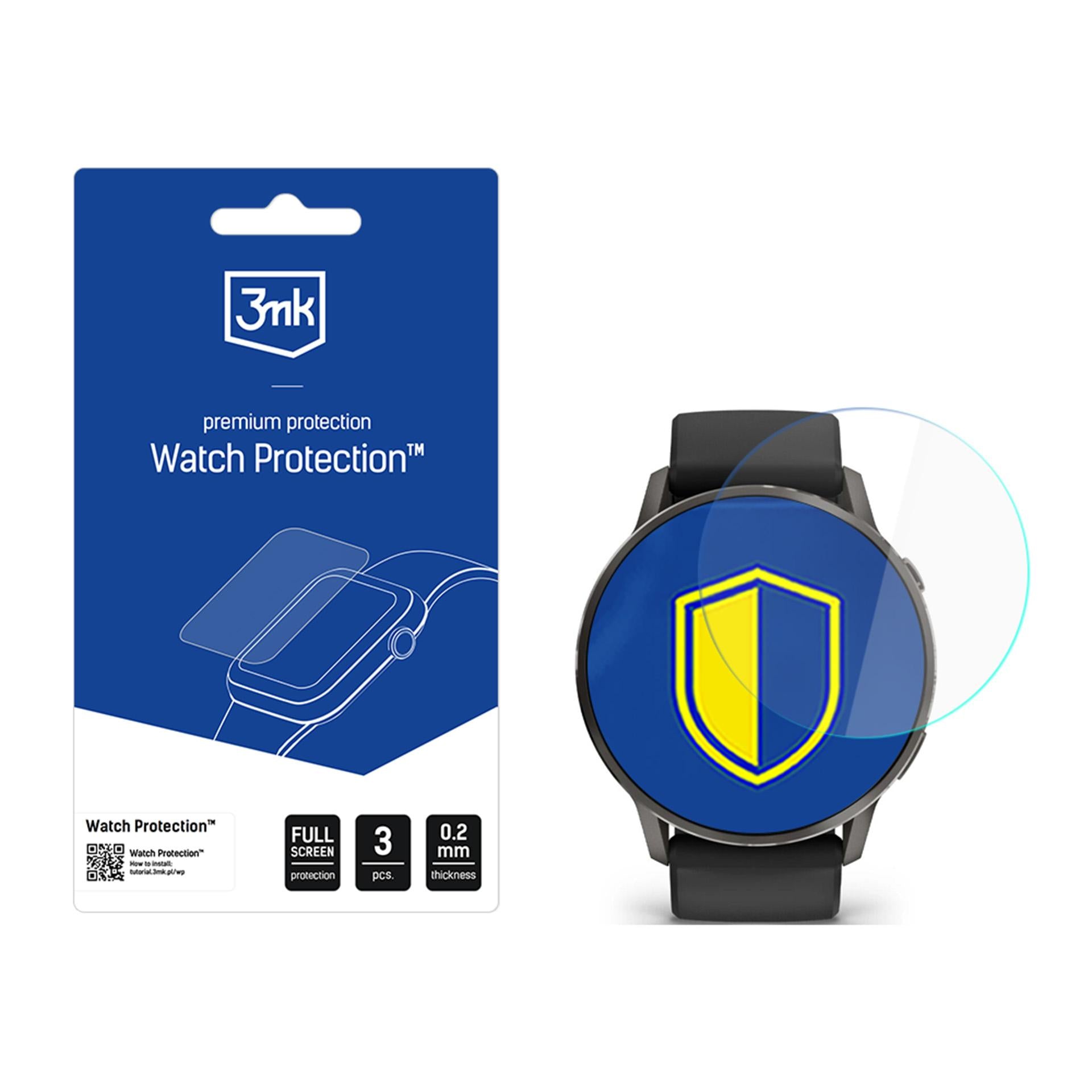 3mk Watch Protection ARC Smartwatch ekrano apsauga, skirta Garmin Venu 4 41mm -- Cell phone tempered glass