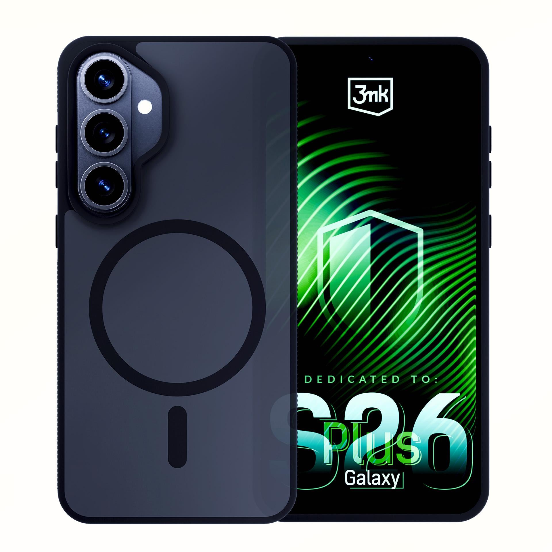 3mk Smoke MagCase dėklas Samsung Galaxy S26+ - czarne
