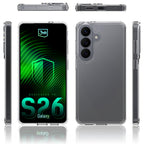 3mk Armor dėklas, skirtas Samsung Galaxy S26 Pro - Transparent