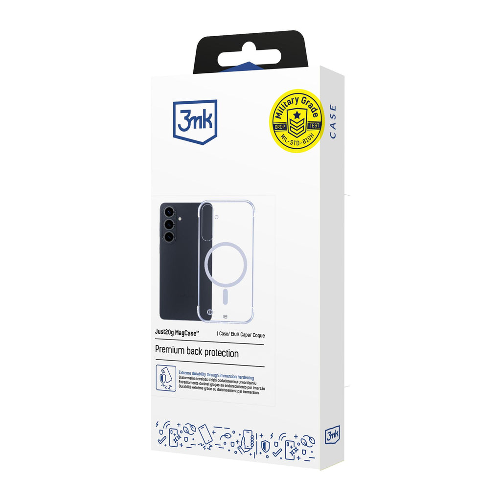 3mk Just20g MagCase, skirtas Samsung Galaxy S26+ - skaidrus