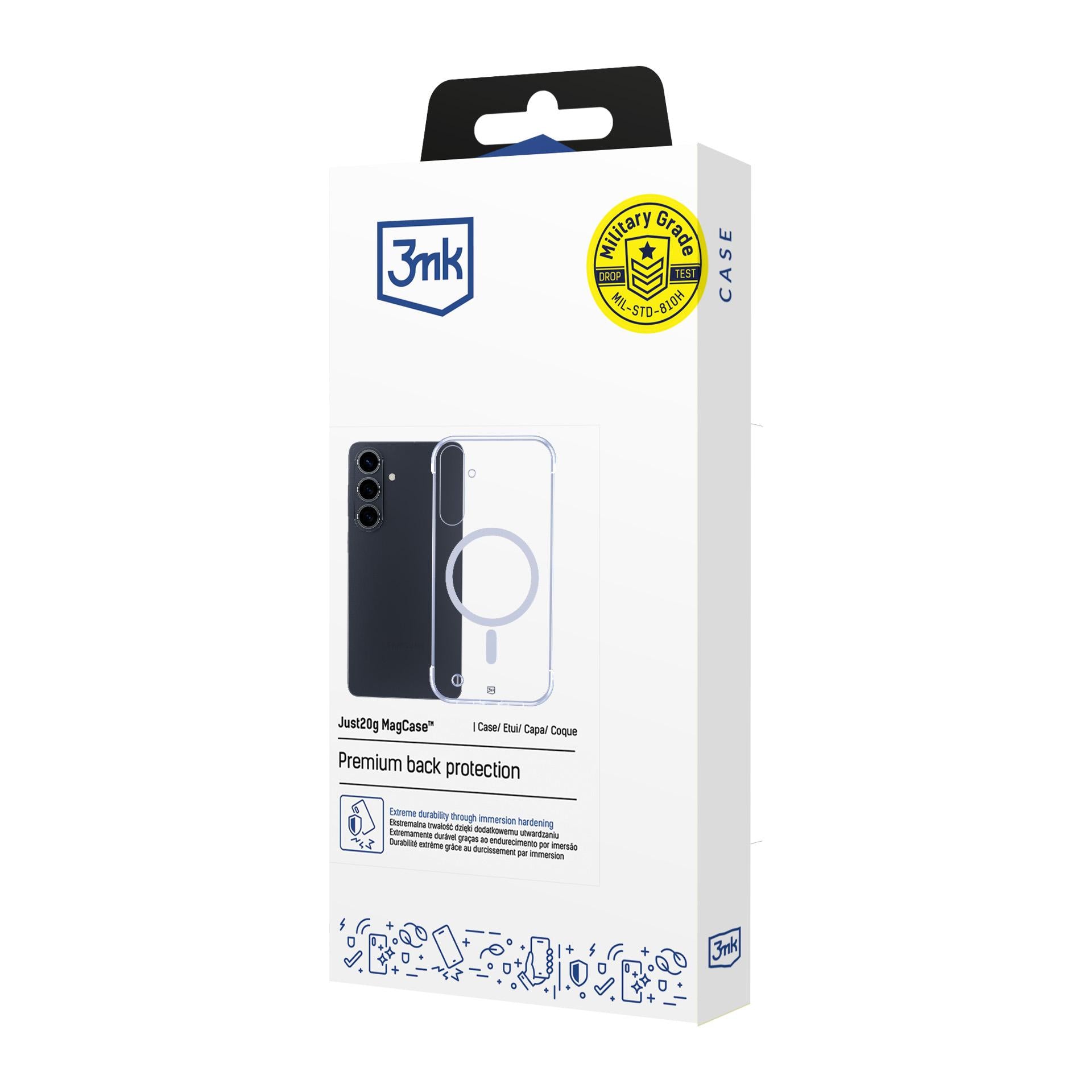 3mk Just20g MagCase, skirtas Samsung Galaxy S26+ - skaidrus