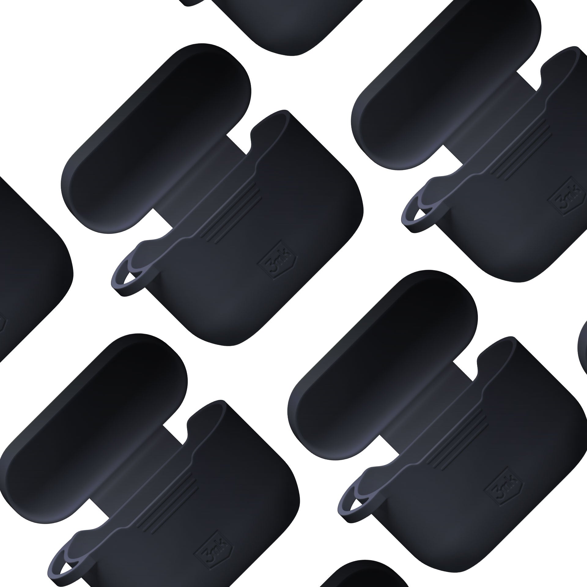 3mk silikoninis dėklas AirPods Pro 3 – juodas