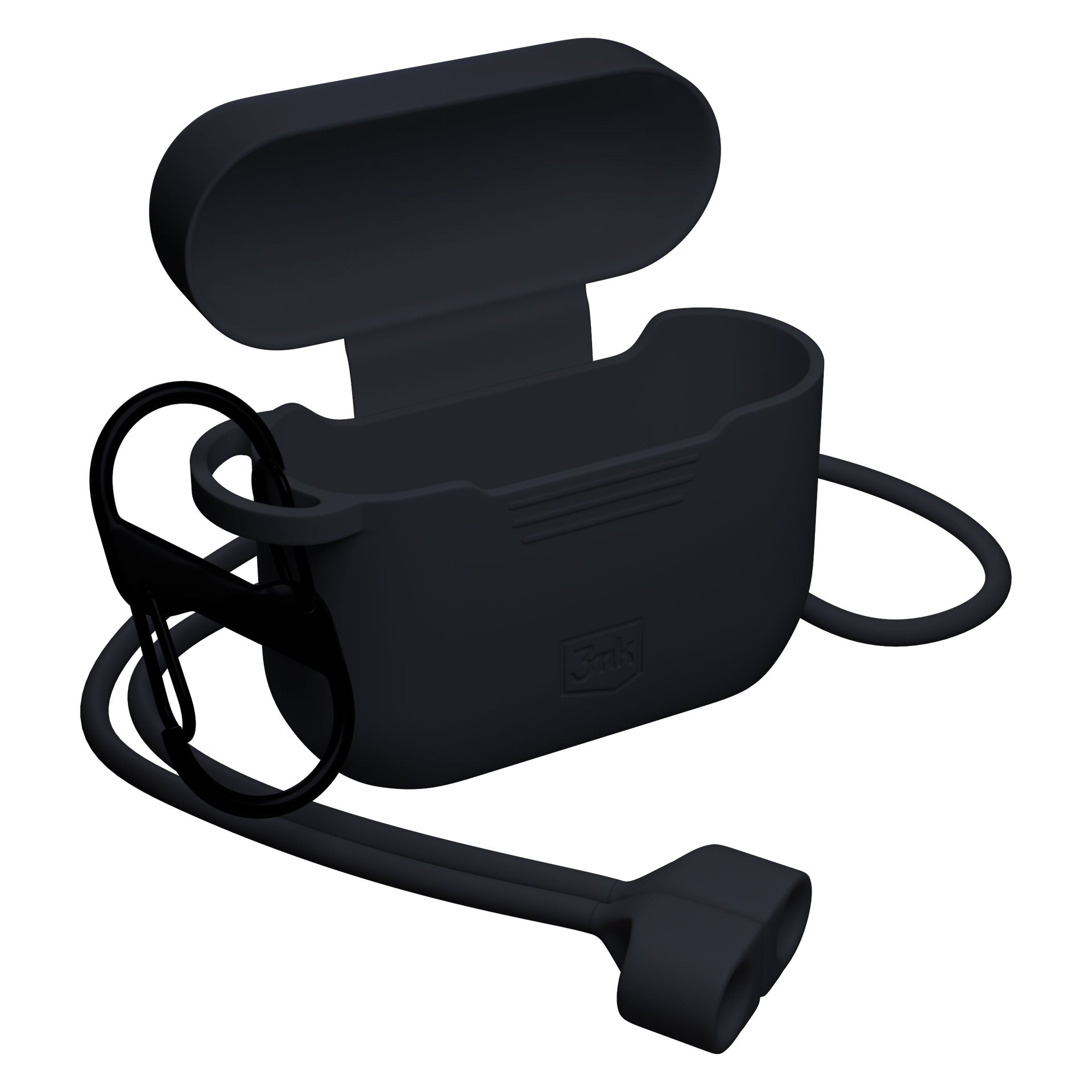 3mk silikoninis dėklas AirPods Pro 3 – juodas