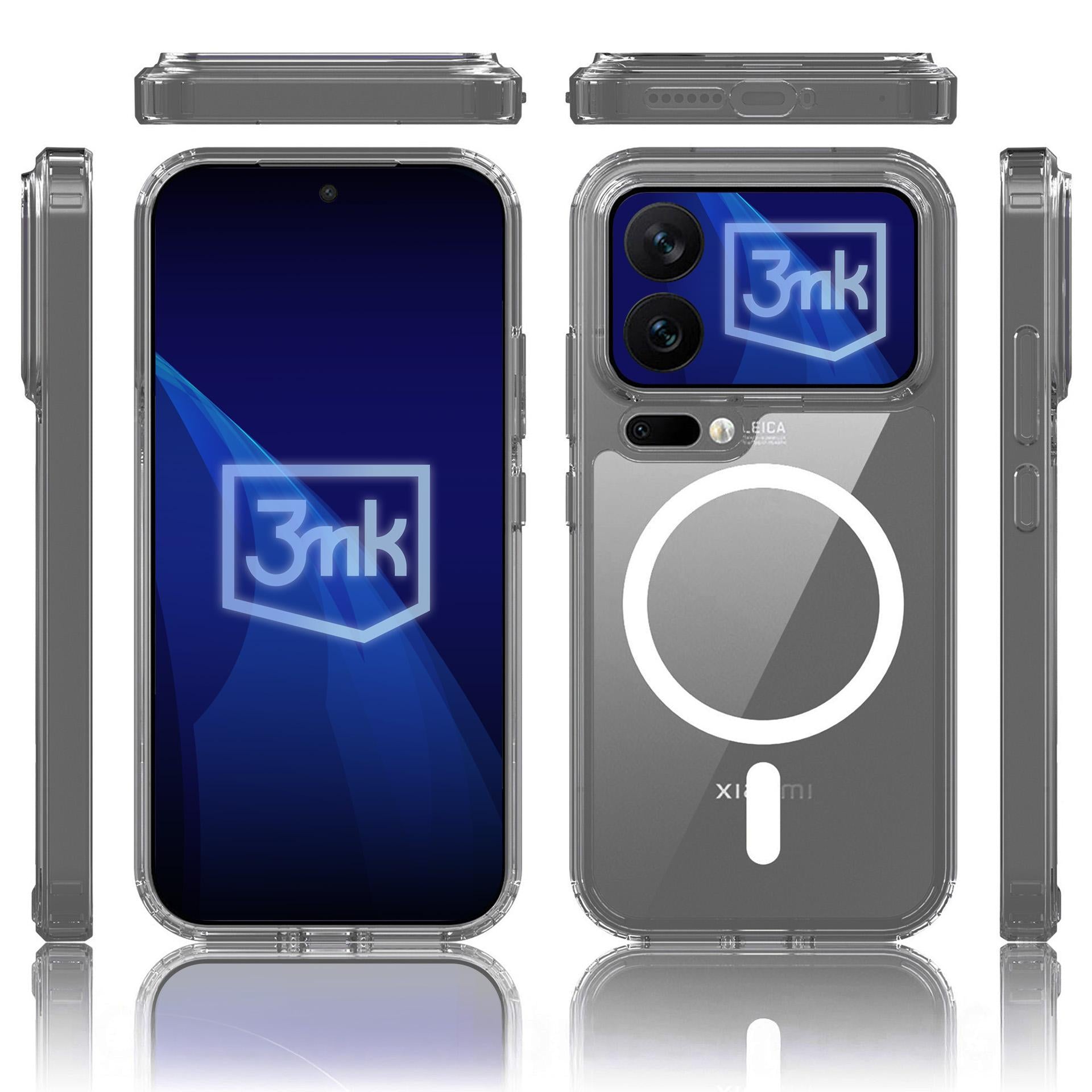 3mk Armor MagCase dėklas Xiaomi 17 Pro Max - skaidrus -- Xiaomi 17 Pro Max