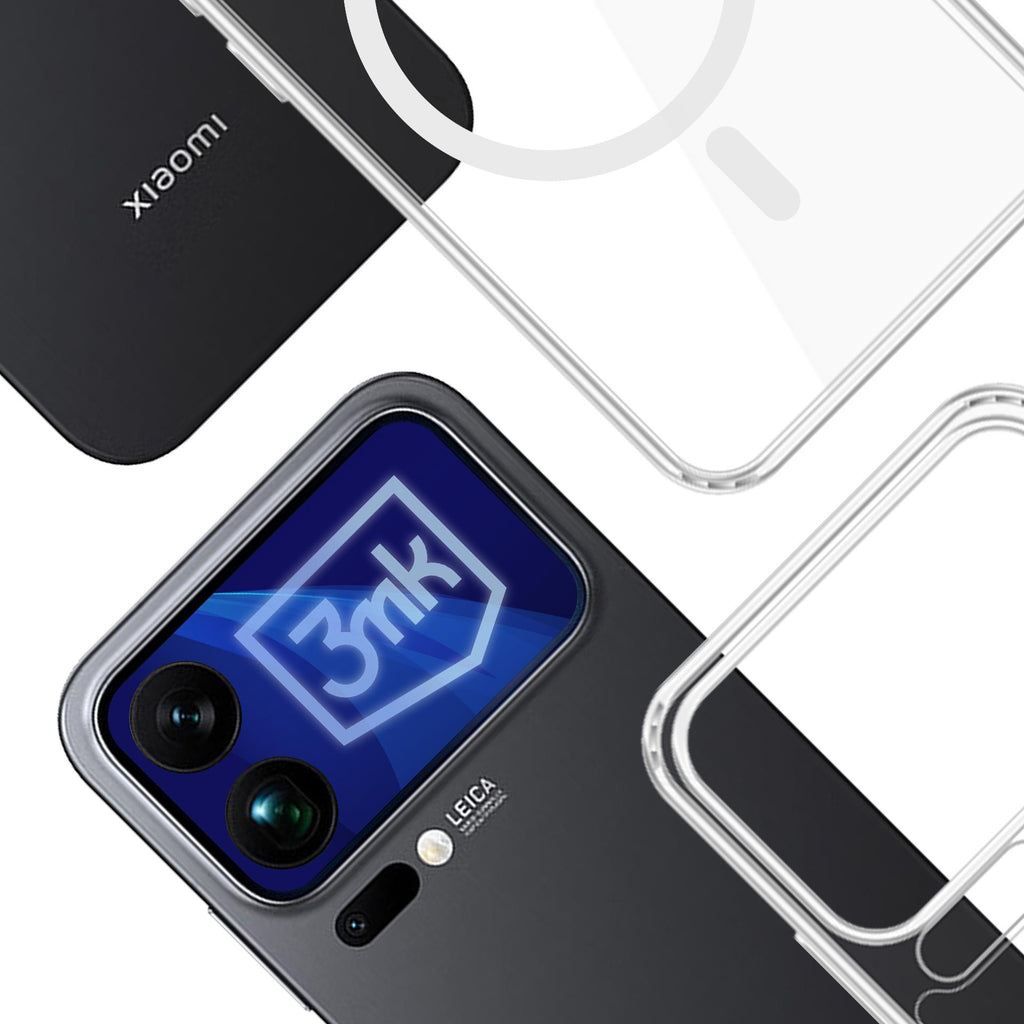 3mk Armor MagCase dėklas Xiaomi 17 Pro Max - skaidrus -- Xiaomi 17 Pro Max