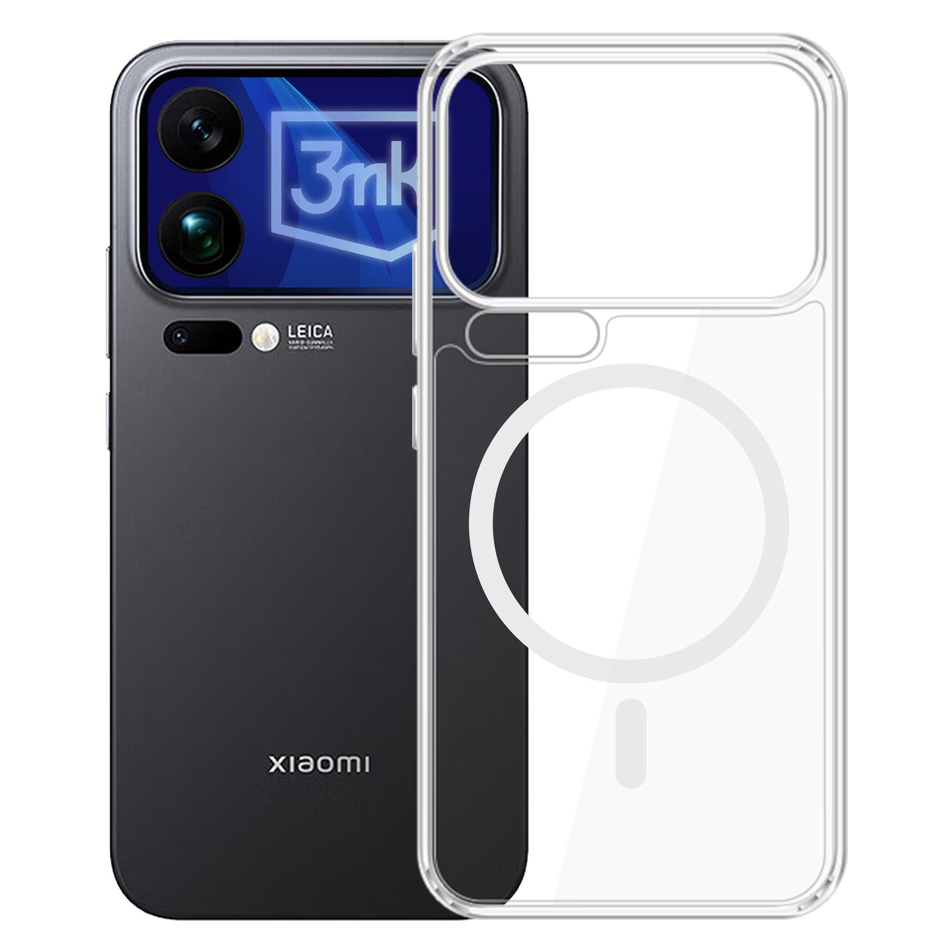 3mk Armor MagCase dėklas Xiaomi 17 Pro Max - skaidrus -- Xiaomi 17 Pro Max