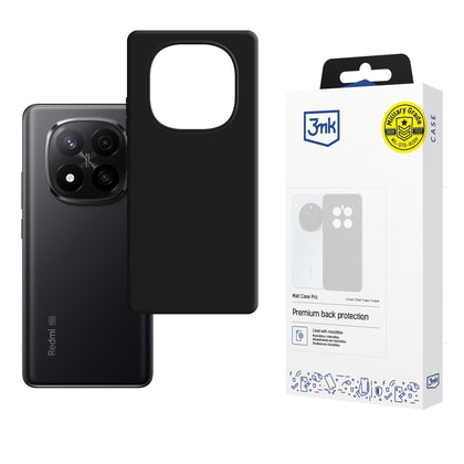 3mk Matt Case Pro dėklas, skirtas Xiaomi Redmi Note 15 5G - juodas -- Cell phone cases and covers