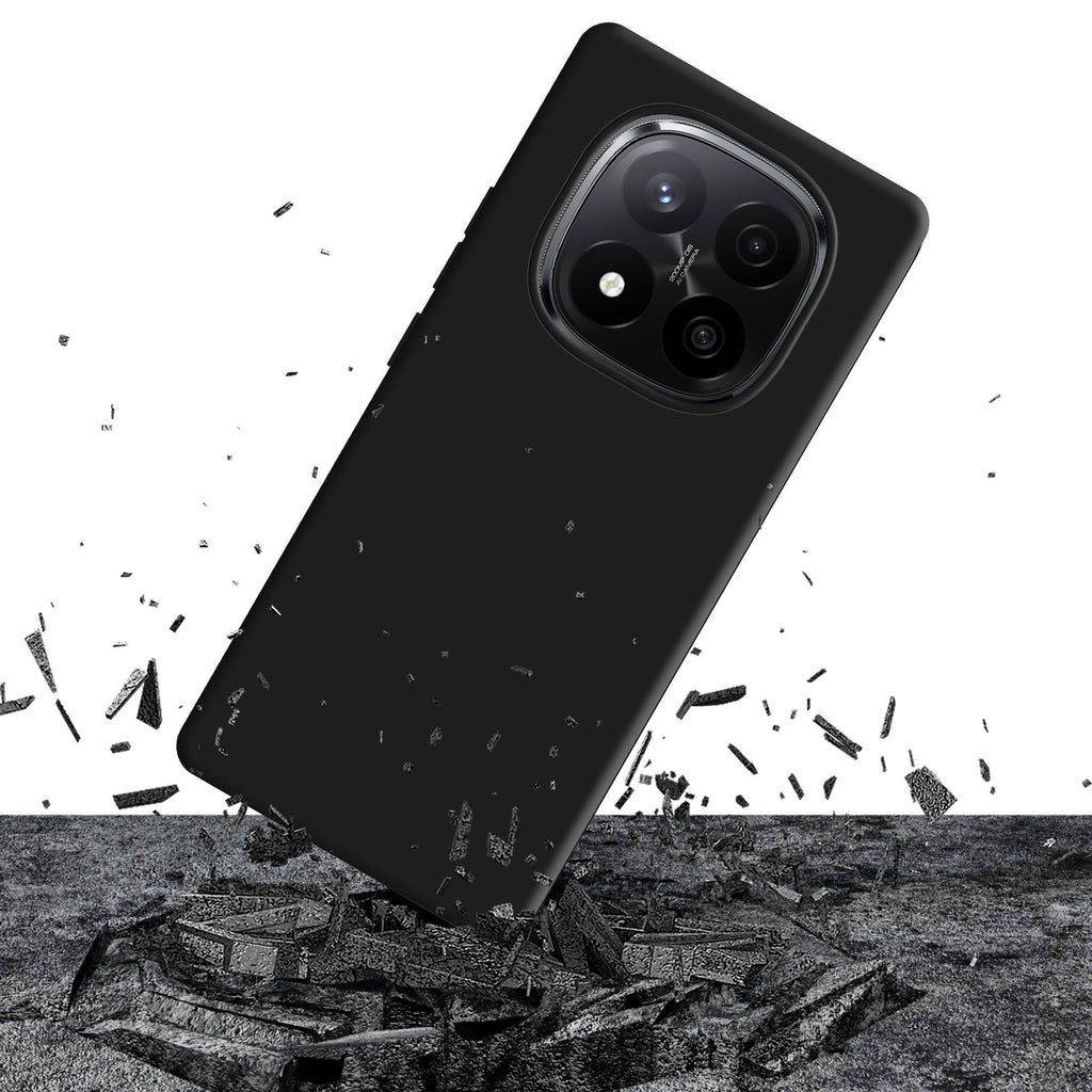 3mk Matt Case Pro dėklas, skirtas Xiaomi Redmi Note 15 5G - juodas -- Cell phone cases and covers