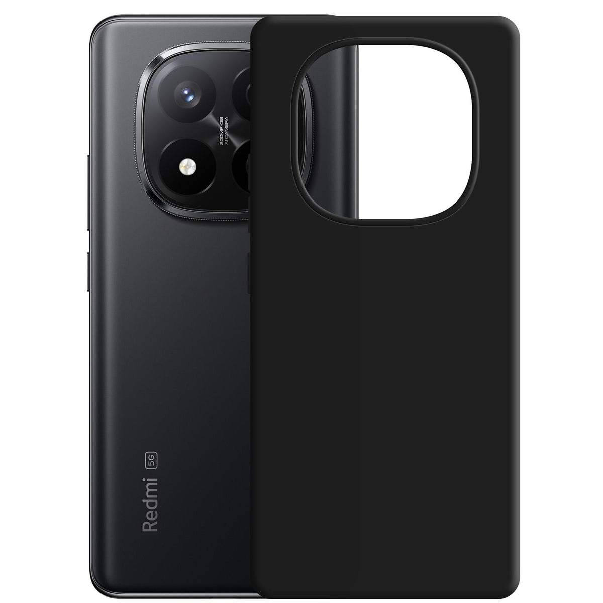 3mk Matt Case Pro dėklas, skirtas Xiaomi Redmi Note 15 5G - juodas -- Cell phone cases and covers