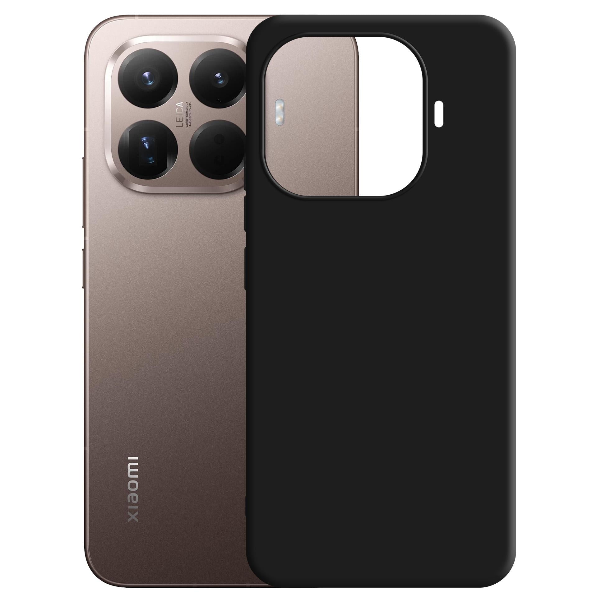 3mk Matt Case Pro, skirtas Xiaomi 15T Pro 5G - juodas