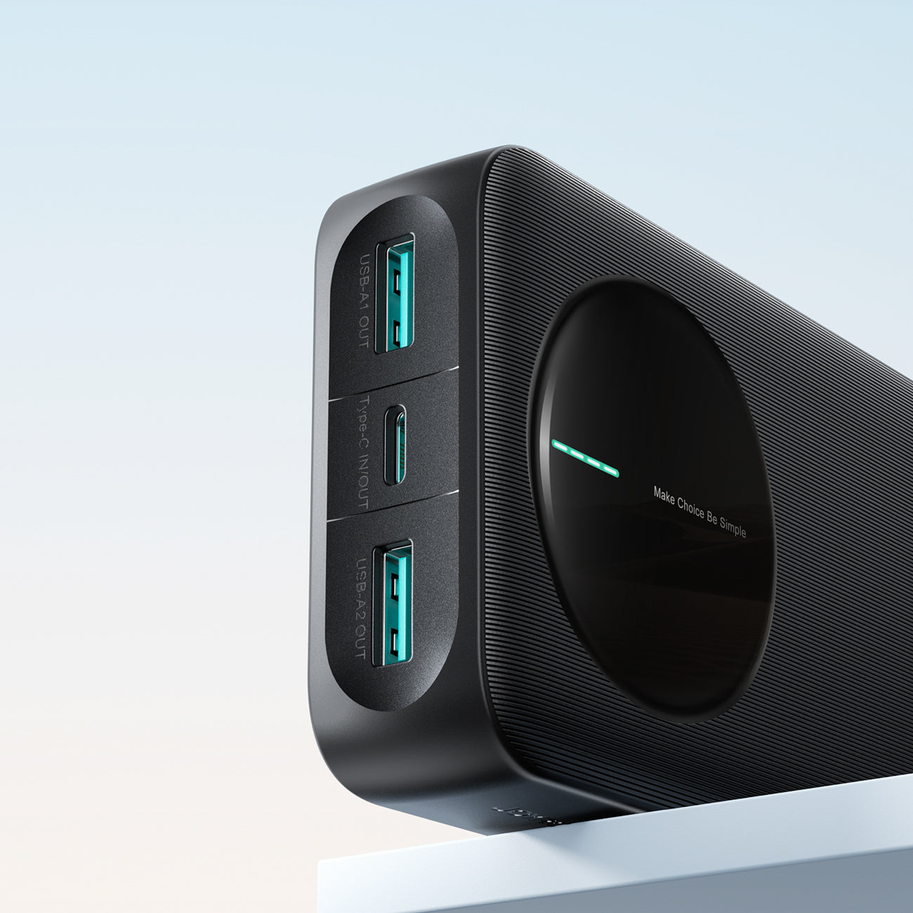 Joyroom JR-PBF14 Pro Powerbank 22.5W 20000mAh su skaitmeniniu ekranu 2x USB-A 1x USB-C – juodas -- Powerbanks