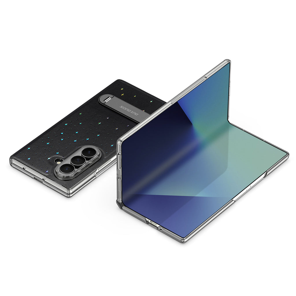 Dux Ducis Stex dėklas Galaxy Z Fold 7 su stovu – juodas