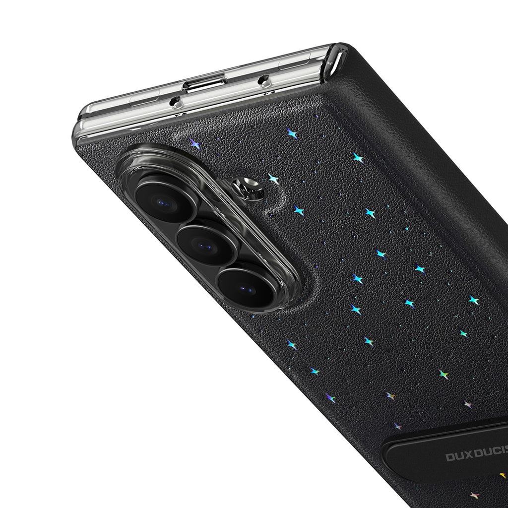 Dux Ducis Stex dėklas Galaxy Z Fold 7 su stovu – juodas