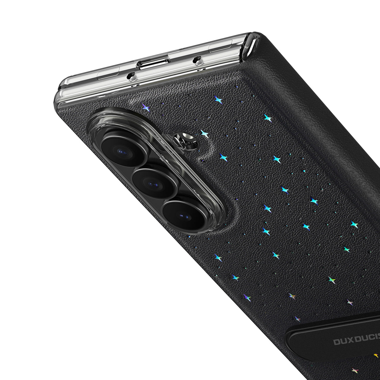 Dux Ducis Stex dėklas Galaxy Z Fold 7 su stovu – juodas