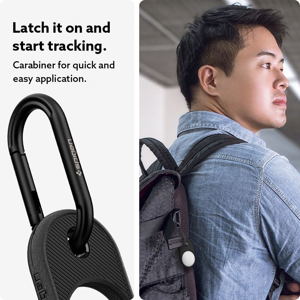 Spigen Vault dėklas Apple AirTag – juodas -- GPS Cases