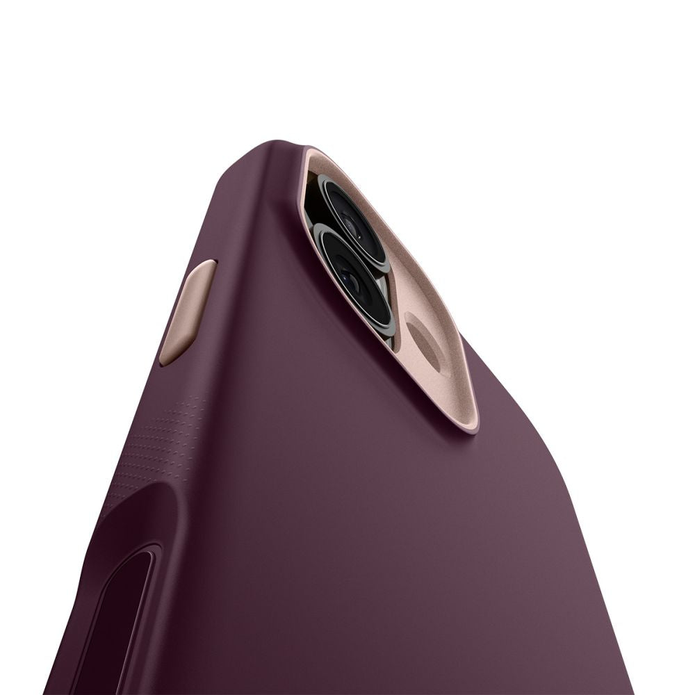 Spigen Nano Pop MagSafe dėklas iPhone 17 – burgundiškas