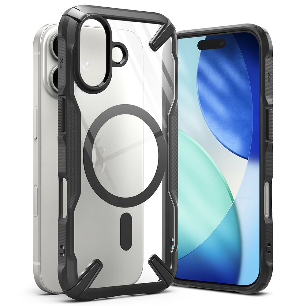 Ringke Fusion X MagSafe dėklas iPhone 17 – juodas -- iPhone 17