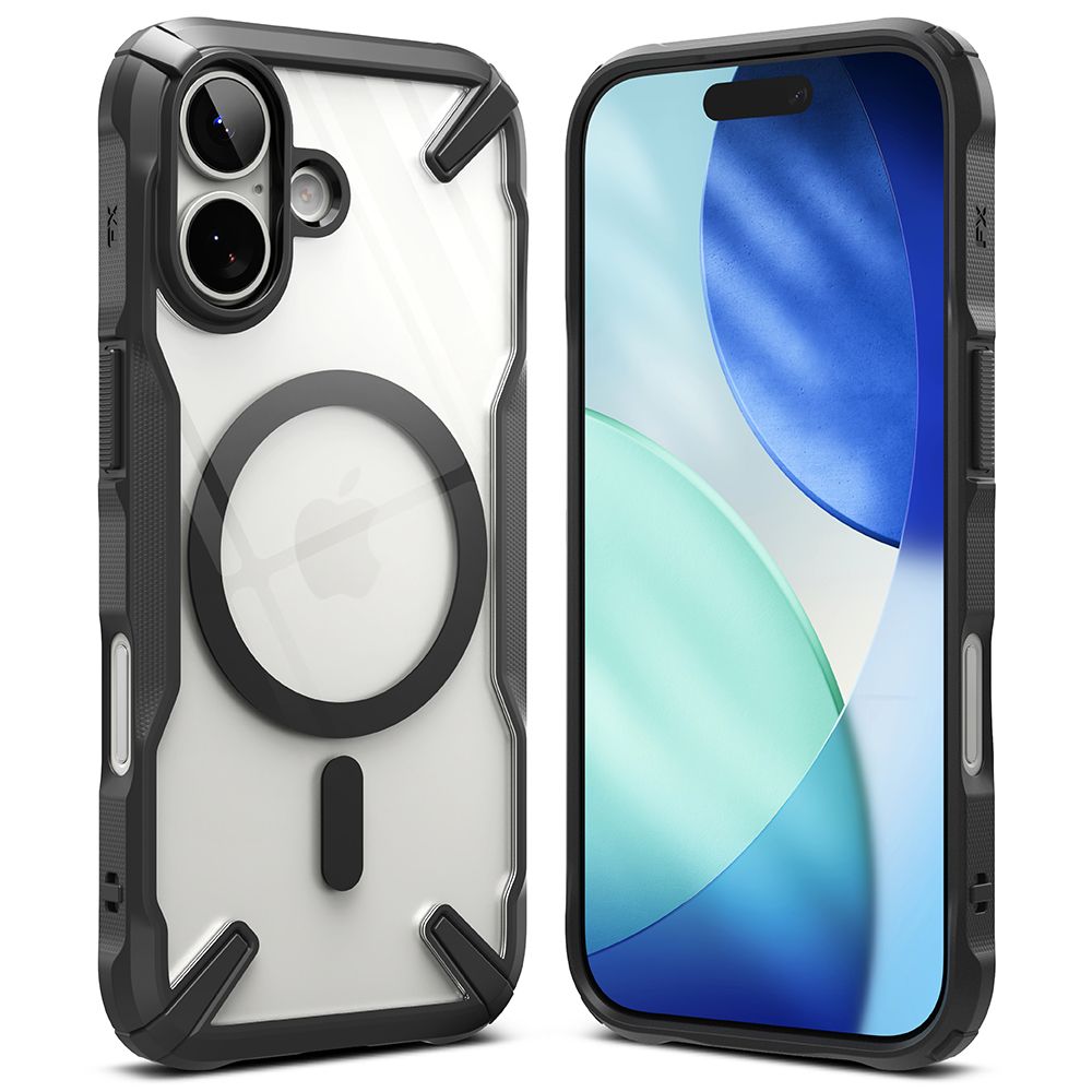 Ringke Fusion X MagSafe dėklas iPhone 17 – juodas -- iPhone 17