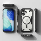 Ringke Fusion X MagSafe dėklas iPhone 17 – juodas -- iPhone 17