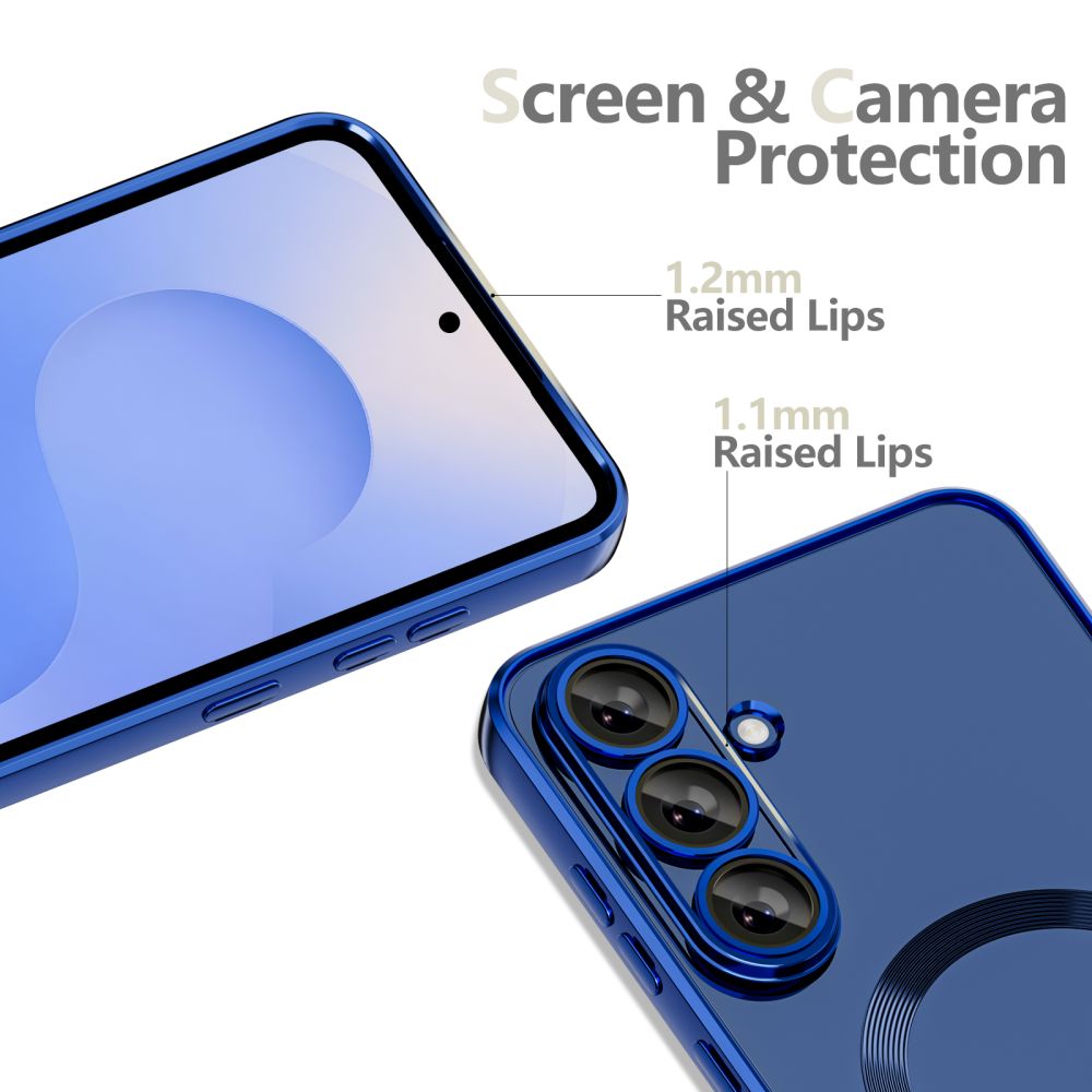 Tech-Protect MagFlex MagSafe dėklas Galaxy S25 FE – mėlynas -- Samsung Galaxy S25 FE