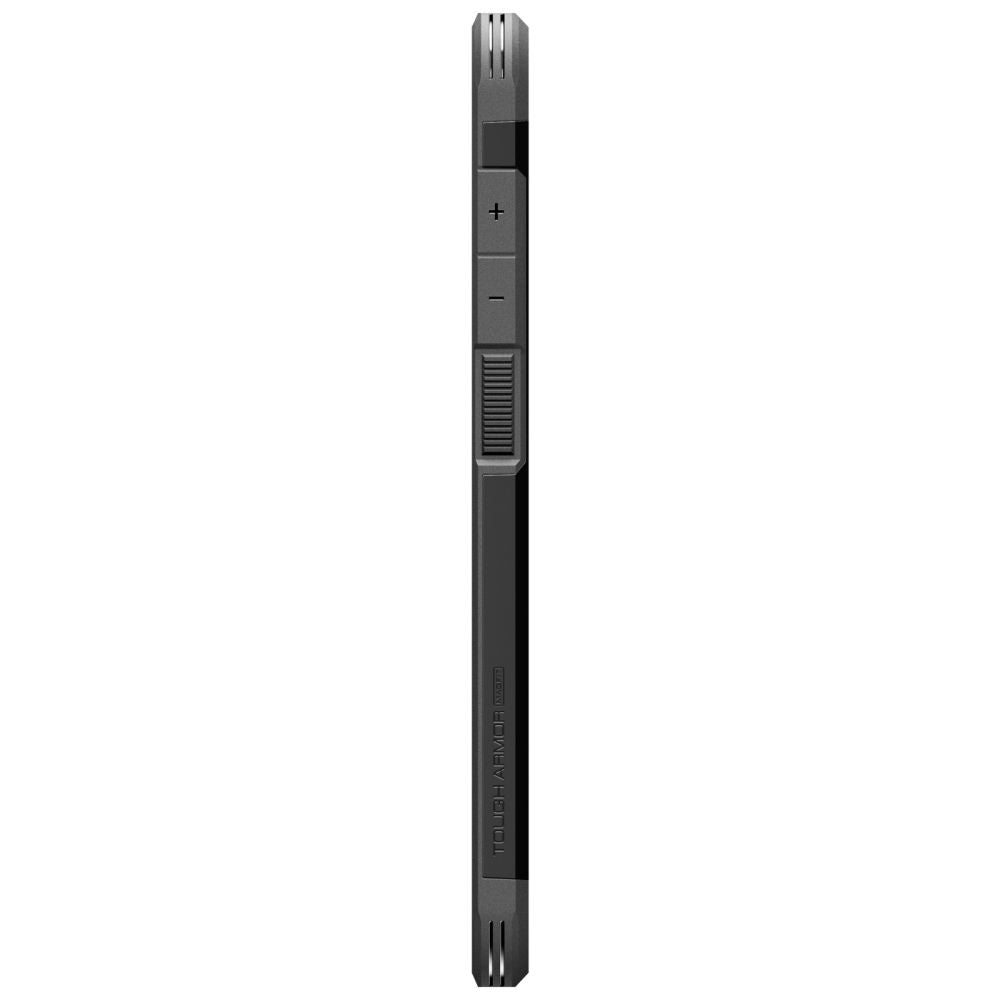 Spigen Tough Armor Mag MagSafe Dėklas, skirtas Samsung Galaxy S25 FE - juoda ir geltona