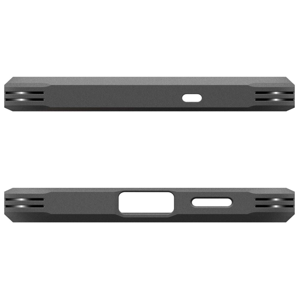 Spigen Tough Armor Mag MagSafe Dėklas, skirtas Samsung Galaxy S25 FE - juoda ir geltona