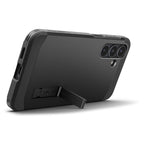 Spigen Tough Armor Mag MagSafe Dėklas, skirtas Samsung Galaxy S25 FE - juoda ir geltona