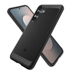 Spigen Rugged Armor dėklas Samsung Galaxy S25 FE – juodas