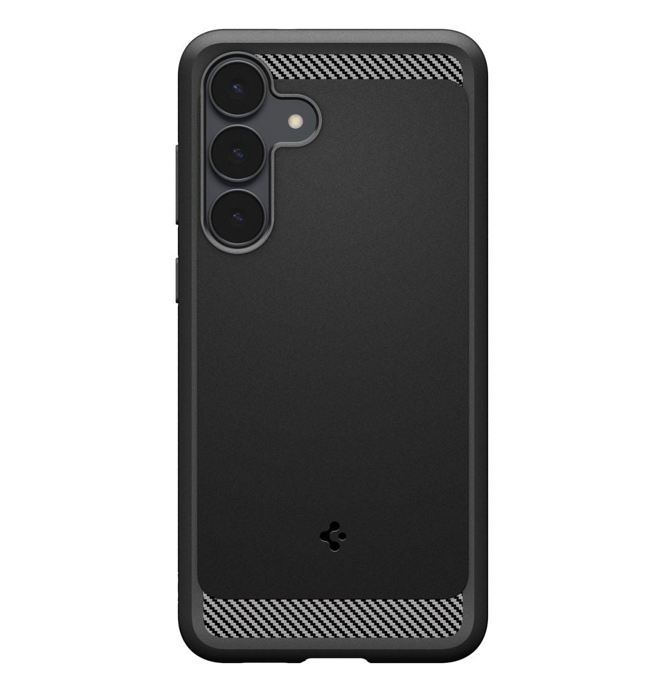 Spigen Rugged Armor dėklas Samsung Galaxy S25 FE – juodas