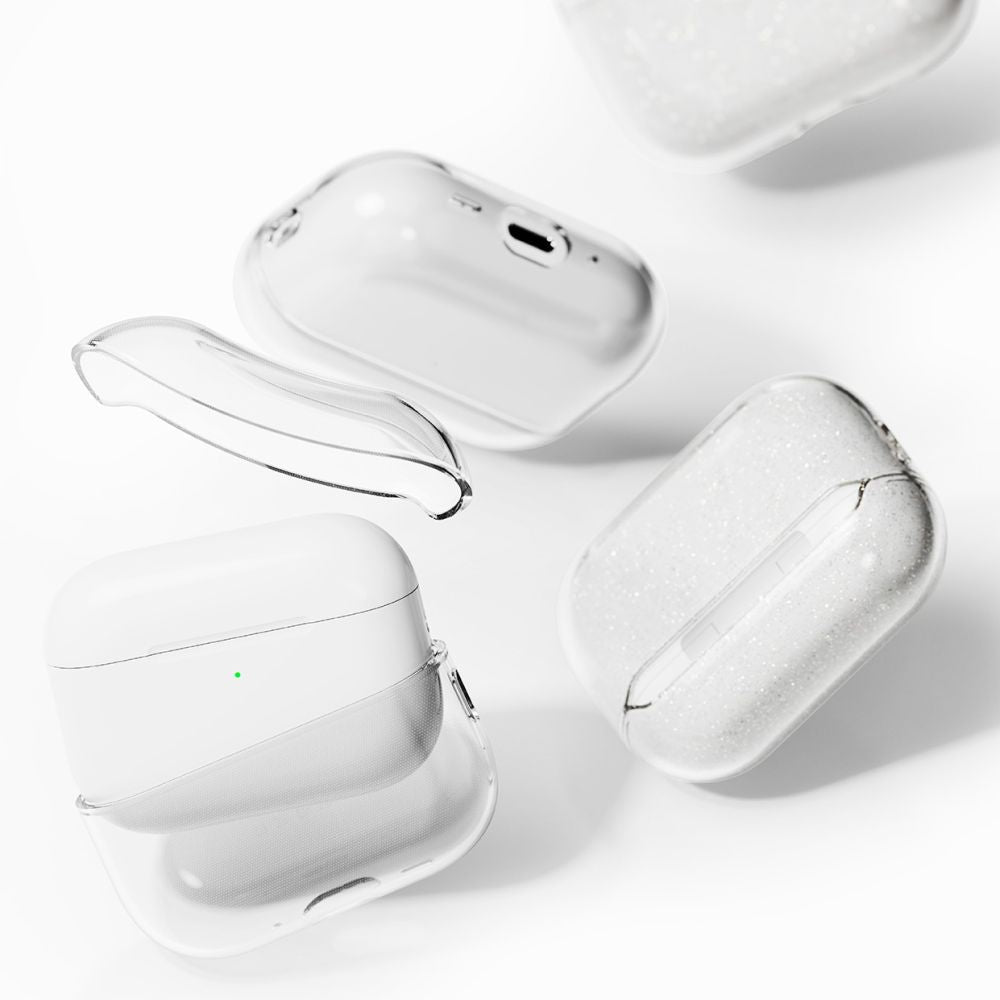 Ringke Air dėklas AirPods Pro 3 – skaidrus, blizgus -- AirPods Pro 3