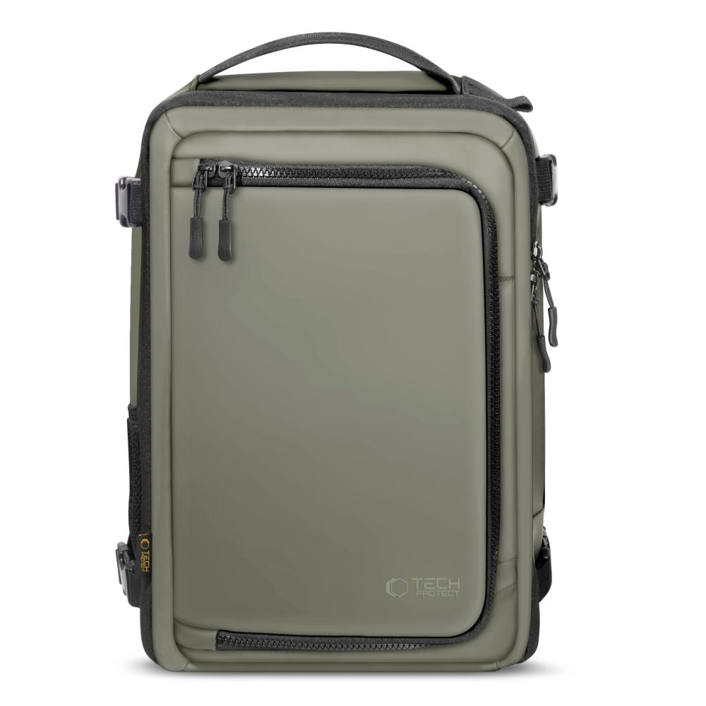 Tech-Protect Defender S50 kuprinė Ryanair & Wizzar reikalavimams, 20 l nešiojamajam kompiuteriui – alyvuogių -- Laptop Bags