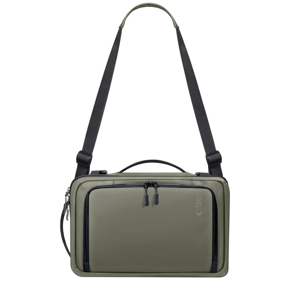 Tech-Protect Defender S50 kuprinė Ryanair & Wizzar reikalavimams, 20 l nešiojamajam kompiuteriui – alyvuogių -- Laptop Bags