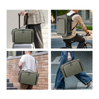 Tech-Protect Defender S50 kuprinė Ryanair & Wizzar reikalavimams, 20 l nešiojamajam kompiuteriui – alyvuogių -- Laptop Bags