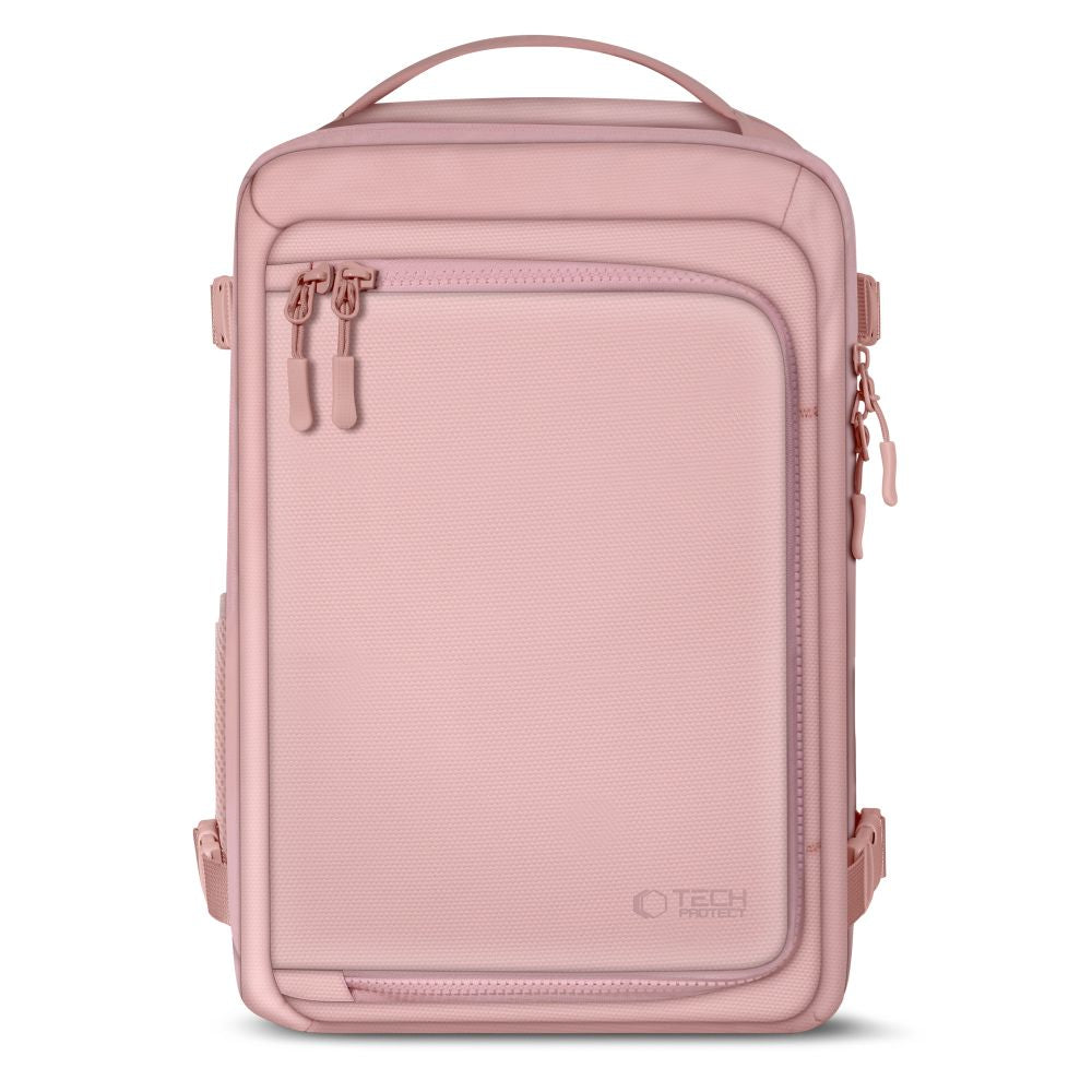 Tech-Protect Defender S50 kuprinė Ryanair ir Wizzair, 20L nešiojamasis kompiuteris - rožinė -- Laptop Bags
