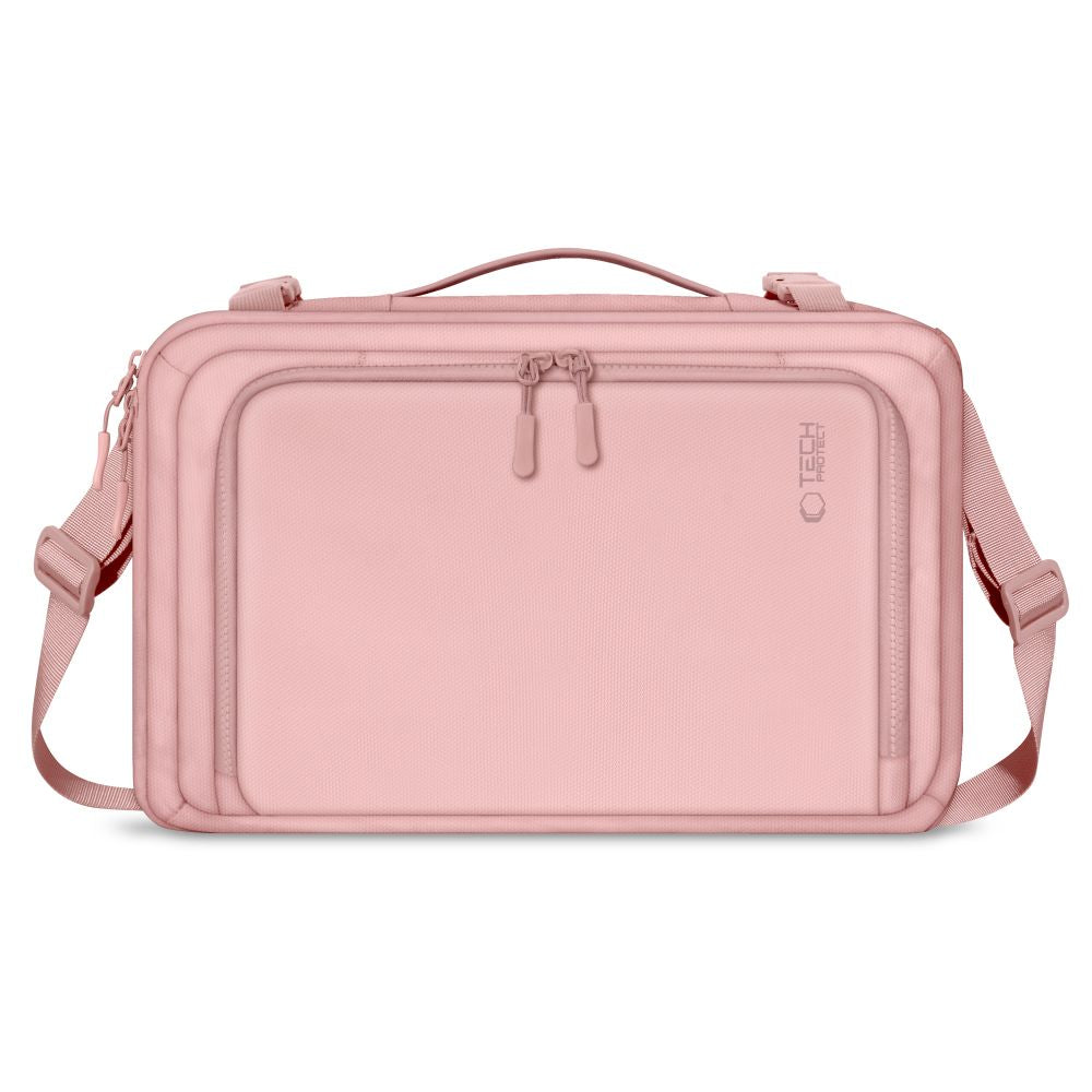 Tech-Protect Defender S50 kuprinė Ryanair ir Wizzair, 20L nešiojamasis kompiuteris - rožinė -- Laptop Bags