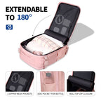 Tech-Protect Defender S50 kuprinė Ryanair ir Wizzair, 20L nešiojamasis kompiuteris - rožinė -- Laptop Bags